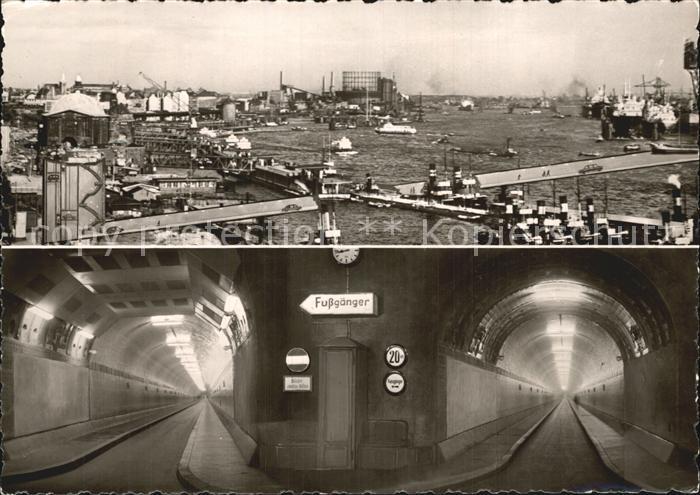 HAMBURG  CITY Hafen und Elbtunnel