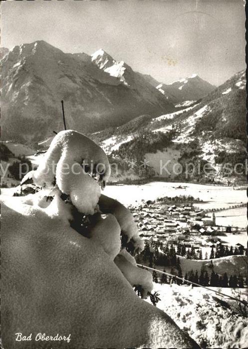 Bad Oberdorf Hindelang mit Breitenberg Rotspitze Imbergerhorn