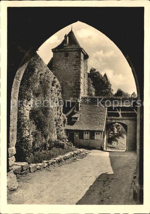 Rothenburg Tauber Kobolzeller Tor