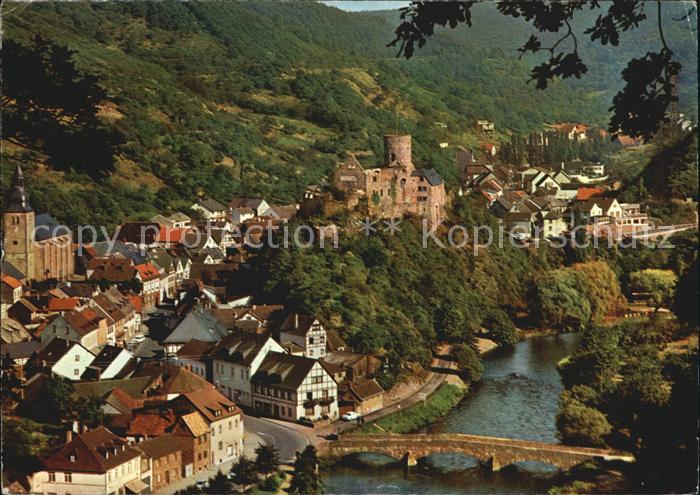 Heimbach Eifel Fliegeraufnahme Brueckenpartie