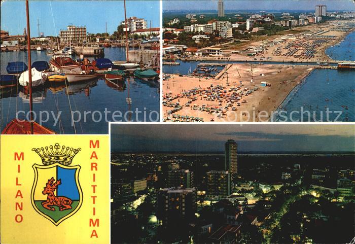 Milano Marittima Hafen Strand