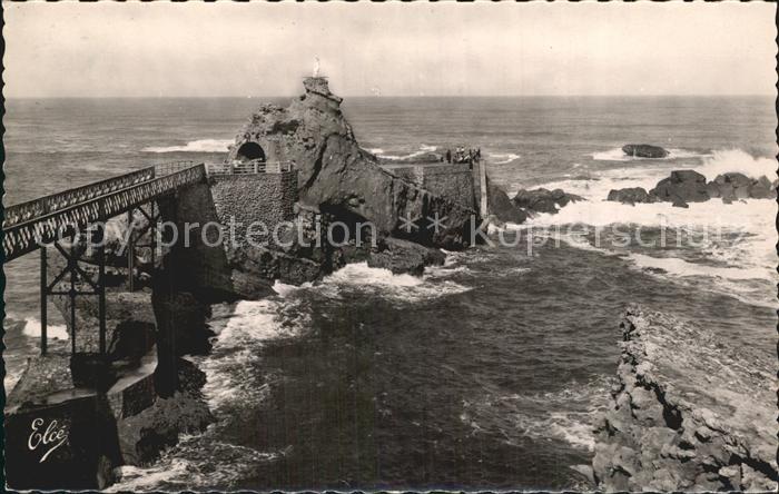 Biarritz Pyrenees Atlantiques Le Rocher de la Vierge