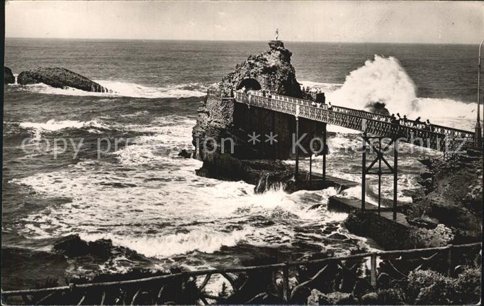 Biarritz Pyrenees Atlantiques Le Rocher de la Vierge