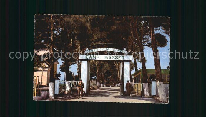 Alger Algerien Entree du Camp Basset