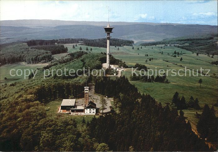 Kirchheim Teck Berggasthof Eisenberg mit Heussner Haus und Borgmannturm Fliegera