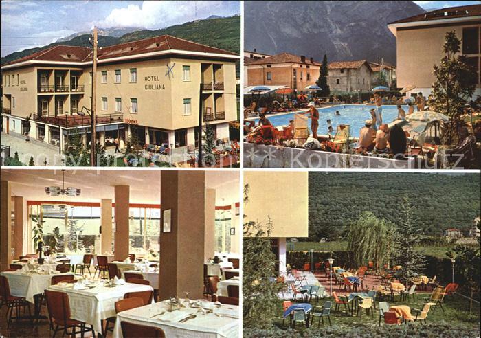 Riva del Garda Hotel Giuliana Swimmingpool Gastraum Terrasse