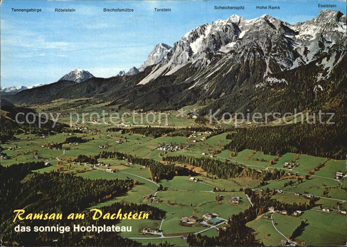 Ramsau Dachstein Steiermark Panorama mit Dachsteinmassiv