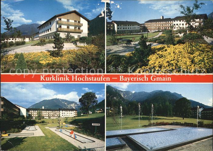 Bayerisch Gmain Kurklinik Hochstaufen Park Minigolfanlage