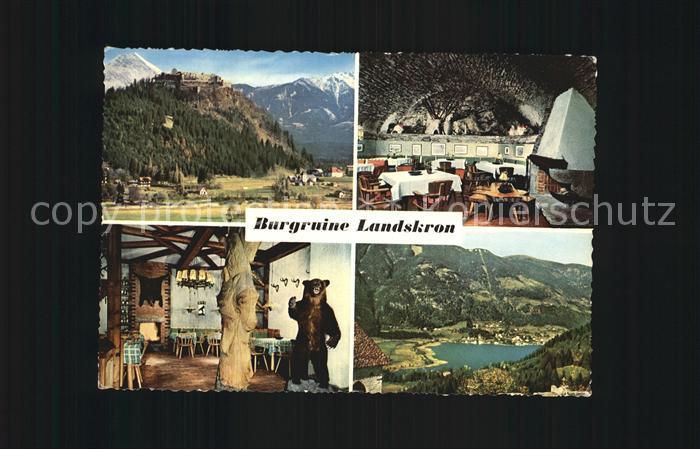 Villach Kaernten Burgruine Landskron Cafe Restaurant Ossiacher See