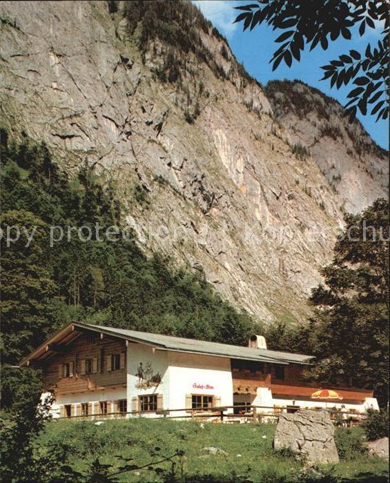Koenigsee Berchtesgaden Salet Alm mit Kaunerwand
