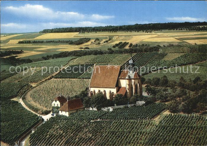 Volkach Wallfahrtskirche Maria im Weingarten Fliegeraufnahme