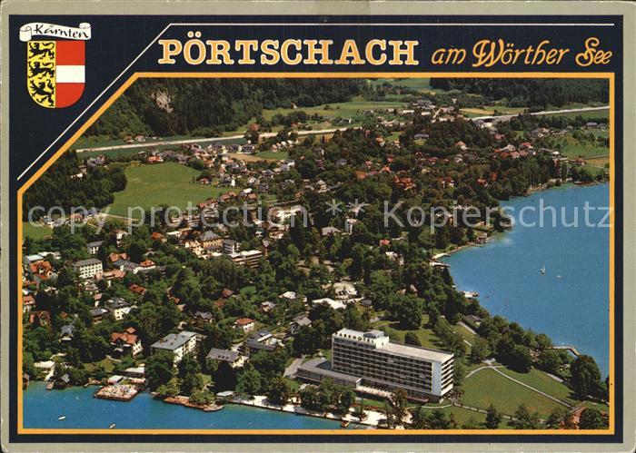 Poertschach Woerthersee Fliegeraufnahme