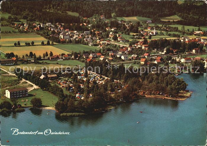 Bodensdorf Steindorf am Ossiachersee Fliegeraufnahme