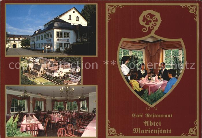 Marienstatt Westerwald Cafe Restaurant Abtei Marienstatt Fliegeraufnahme Speises