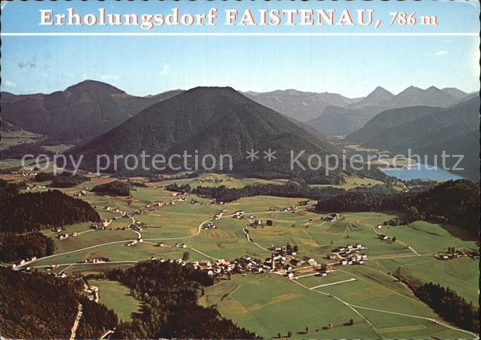 Faistenau Salzburg mit Hintersee Fliegeraufnahme