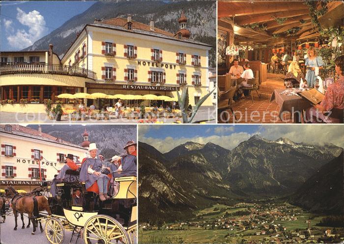 Nassereith Post Hotel Postkutsche Gastraum Totalansicht