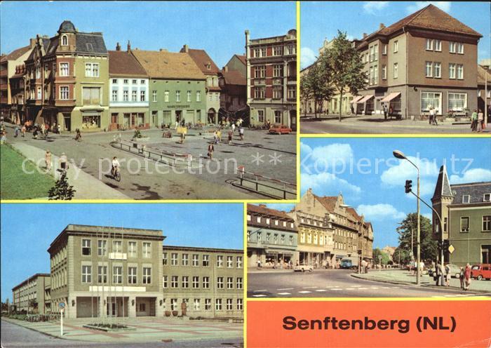 Senftenberg Niederlausitz PdF Bahnhofstr und HOG Stadtcafe Ingenieurschule Thael
