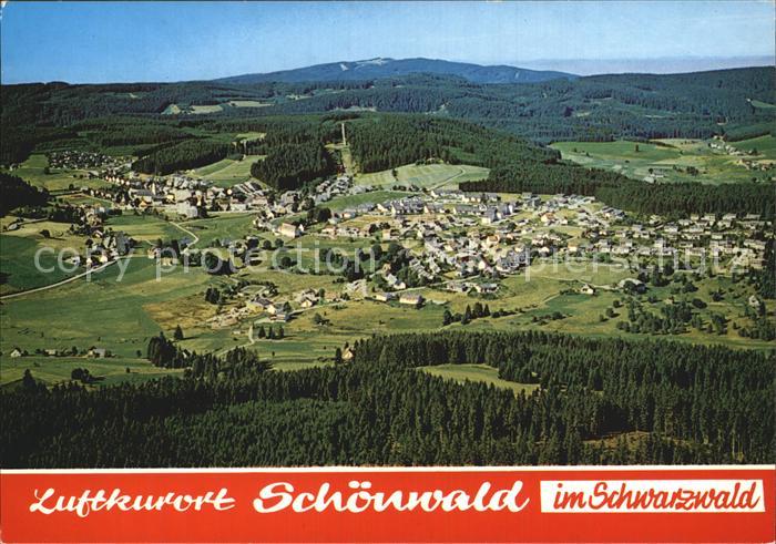 Schoenwald Schwarzwald Fliegeraufnahme