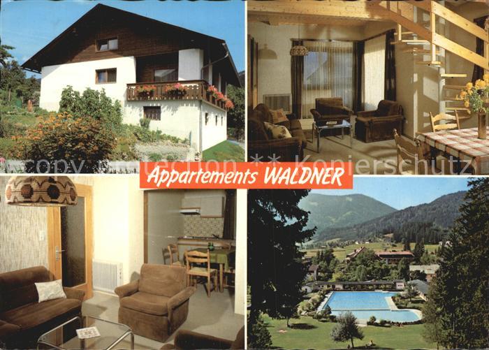 Weissbriach Appartements Waldner Gaststube Swimmingpool
