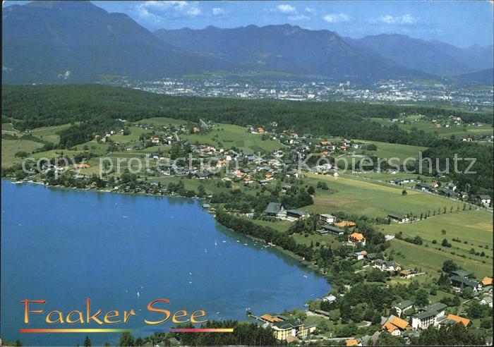 Egg Faakersee und Drobollach Fliegeraufnahme