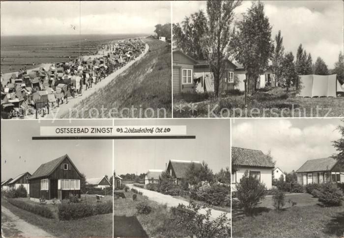 Zingst Ostseebad Strandpartie Bungalows