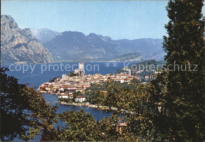 Malcesine Lago di Garda Fliegeraufnahme