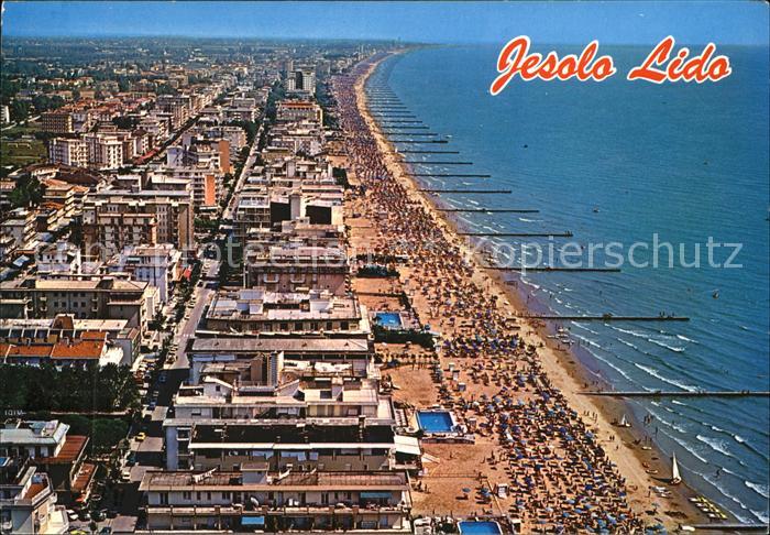 Lido di Jesolo Fliegeraufnahme Strand