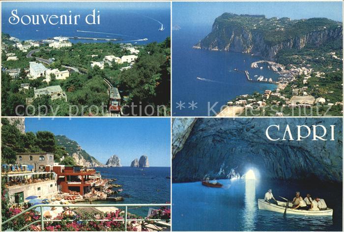Capri Fliegeraufnahme Bergbahn Grotte
