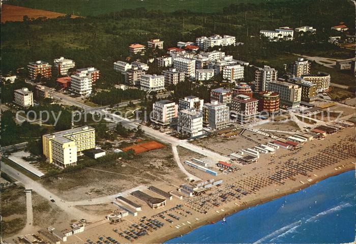 Milano Marittima Strand Fliegeraufnahme
