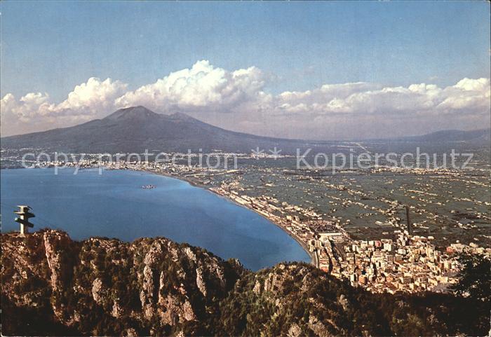 Castellammare di Stabia Blick vom Berg Faito