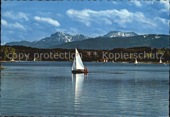 Waging See Hochstaufen Zwiesel Segelboot