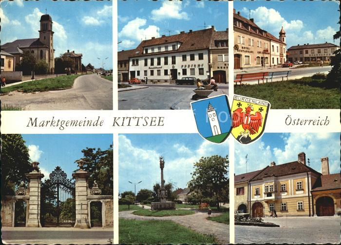 Kittsee Pfarrkirche Krankenhaus Hauptstrasse Gemeindeamt Post