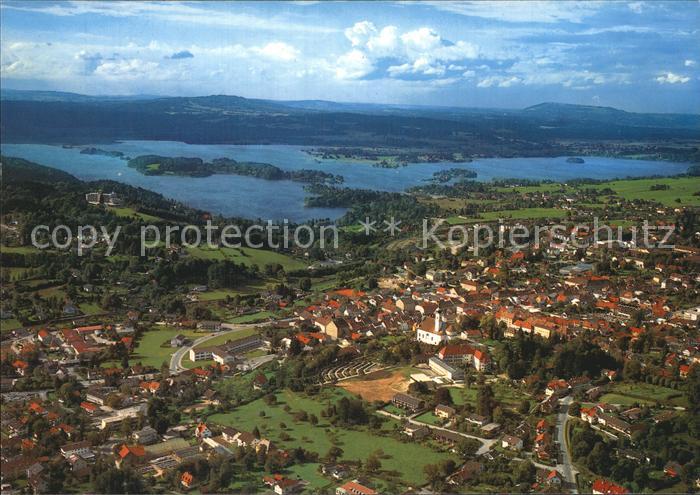 Murnau Staffelsee Fliegeraufnahme mit Staffelsee