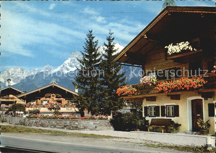 St Johann Tirol Motiv mit Wildem Kaiser