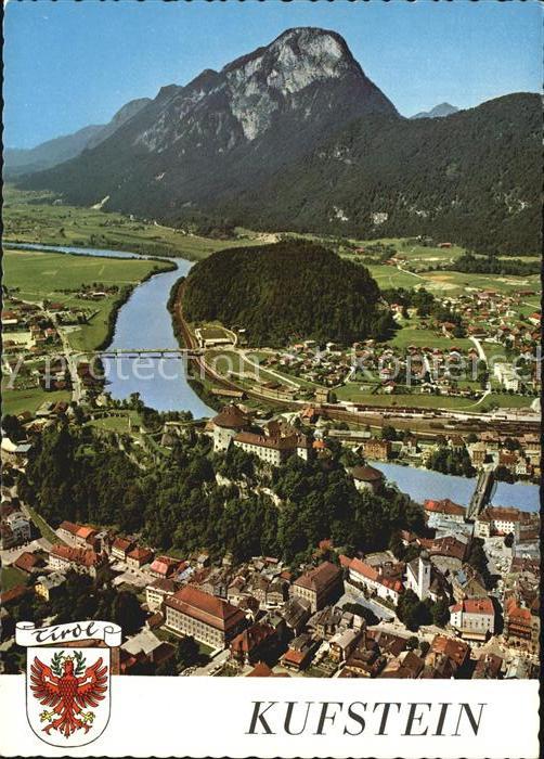 Kufstein Tirol Fliegeraufnahme Historische Festung