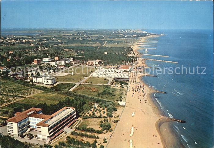 Cavallino-Treporti Fliegeraufnahme Strand