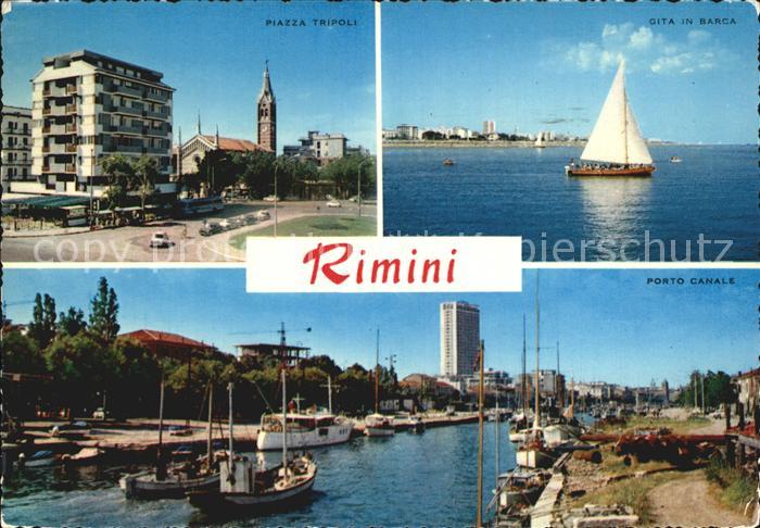 Rimini Piazza Tripoli Gita in Barca Porto Canale