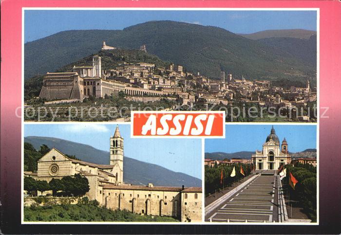 Assisi Umbria Kirche Stadtansicht