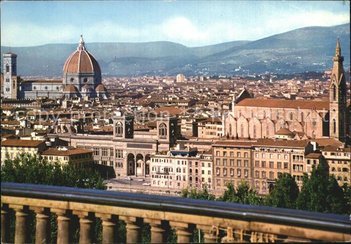 Firenze Florenz Gesamtansicht mit Dom