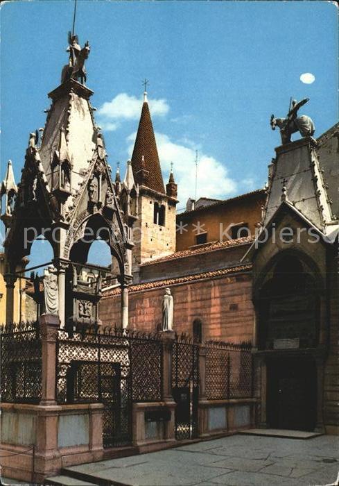 Verona Veneto Die Grabmaeler der Scaligere