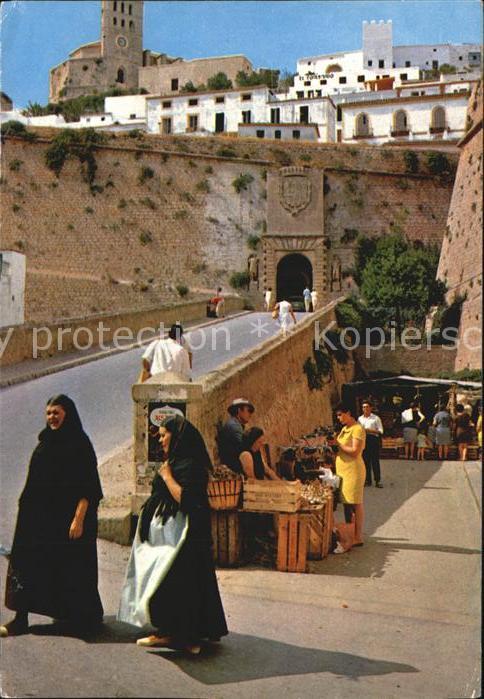 Ibiza Islas Baleares Stadt Kathedrale