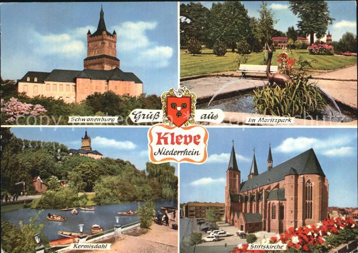 Kleve Schwanenburg Moritzpark Kermisdahl Stiftskirche