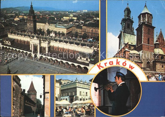 Krakau Krakow Kirchen Ortsansicht