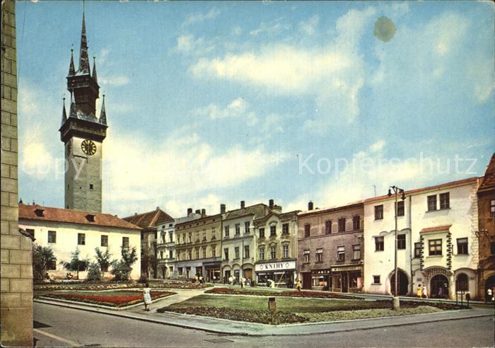 Znojmo Friedensplatz Rathaus