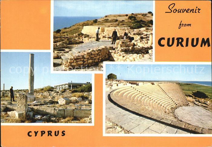 Cyprus Zypern Curium Theater Ruine Basilika