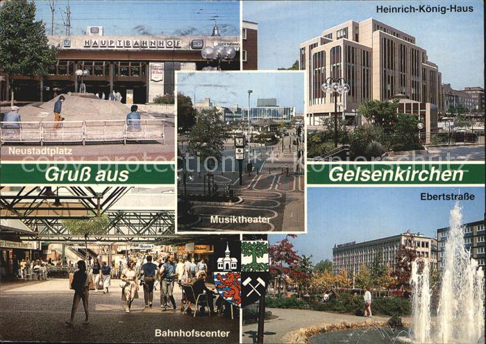 GELSENKIRCHEN NRW Neustadtplatz Ebertstrasse Musiktheater Heinrich Koenig Haus H