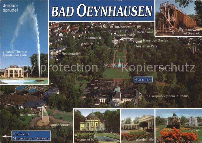 Bad Oeynhausen Jordansprudel Kurpark Therme Wandelhalle Theater