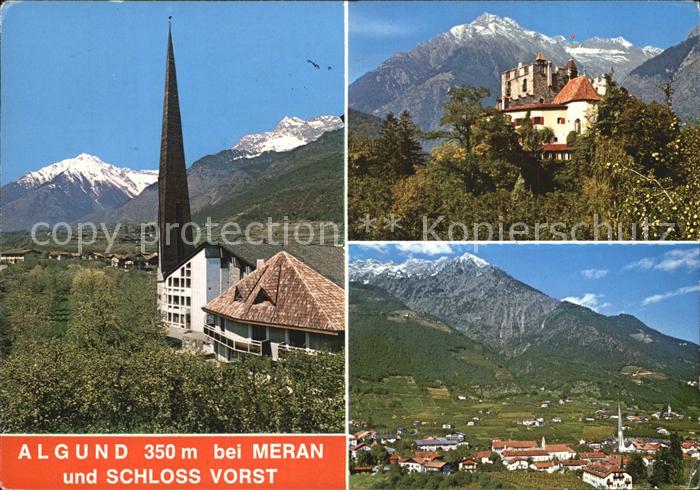 Algund Merano Schloss Vorst Texelgruppe