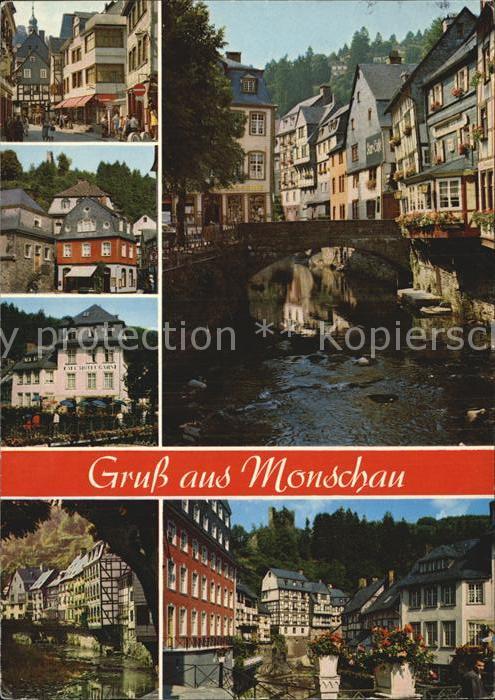 Monschau Montjoie NRW Naturpark Nordeifel Rur Ortsansichten