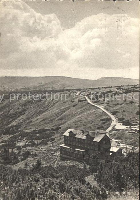 Elbfallbaude Riesengebirge Panorama